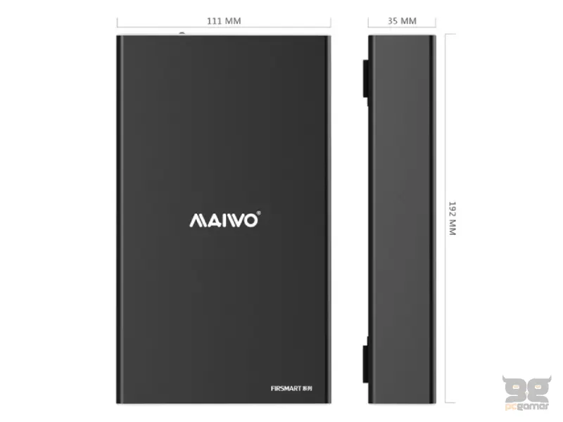 MAIWO Klon Kućište USB 3.2 Gen2 10Gbps HDD/SSD za 3,5 inča/2,5 inča HDD i NVMe SSD, K3527N 