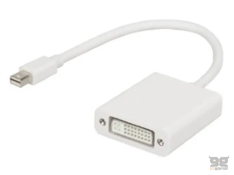 E-GREEN Mini DisplayPort (M) - DVI-I Dual Link (F) crni 