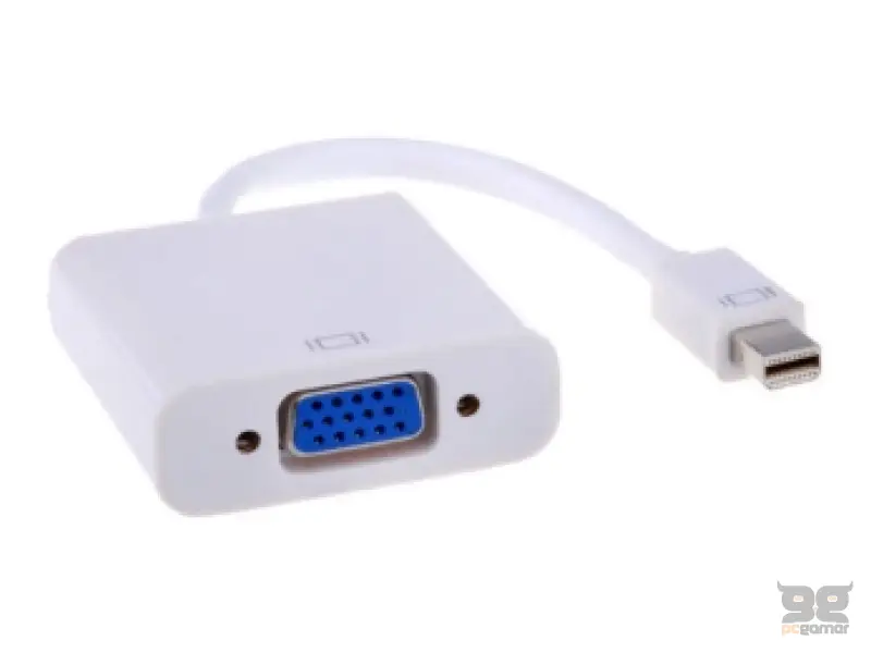 E-GREEN Adapter Mini DisplayPort (M) - VGA D-sub (F) crni 