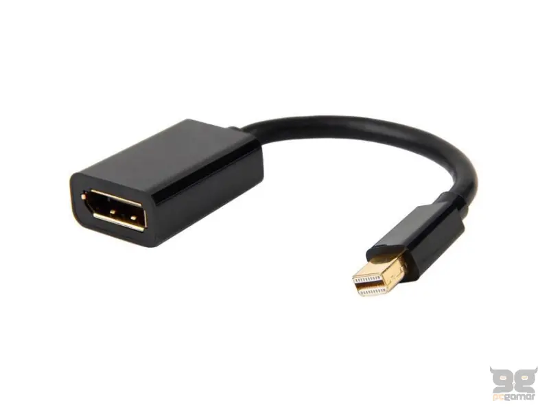 E-GREEN Adapter Mini Display port (M) - Display Port (F) crni 