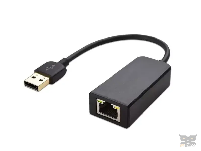 FAST ASIA USB 3.0 - Ethernet 10/100 mrežni adapter Crni 