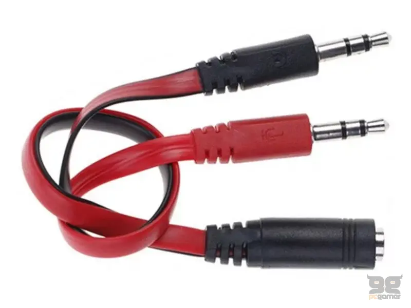 FAST ASIA Adapter Audio 3.5mm stereo jack (M) na 2x3.5mm stereo jack (2xM) 