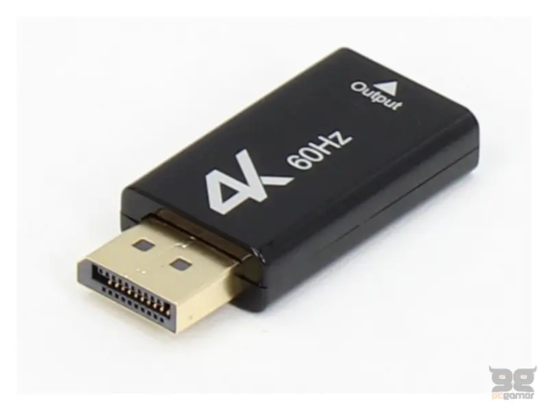 E-GREEN Adapter DisplayPort 1.4 (M) - HDMI 2.0 (F) crni 