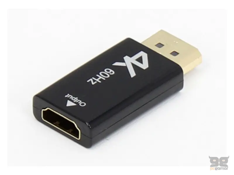 E-GREEN Adapter DisplayPort 1.4 (M) - HDMI 2.0 (F) crni 