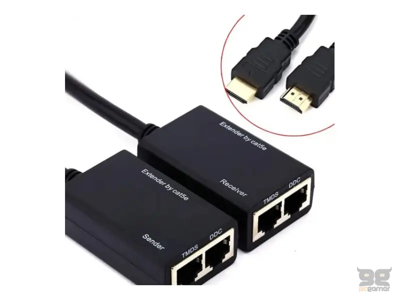 MAXPRO LINE HDMI ekstender pasivni do 30M STAR 