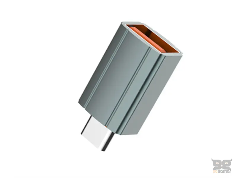 LDNIO LC140 Adapter USB tip C - USB M/F sivi 