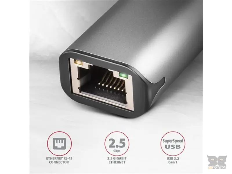Adapter Axagon ADE-25RC SUPERSPEED USB-C 2.5 GIGABIT ETHERNET