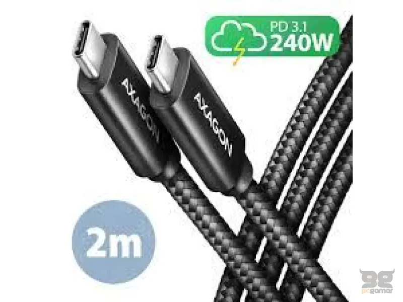 CC USB CM 2.0 <> USB CM, 2,0 m, Crna, HQ, BUCM2-CM20AB