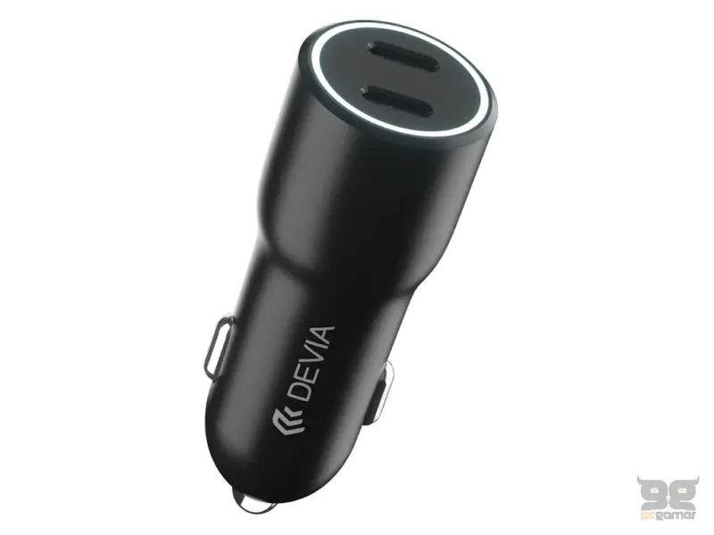Devia car charger Smart 40W PD 2x USB-C black