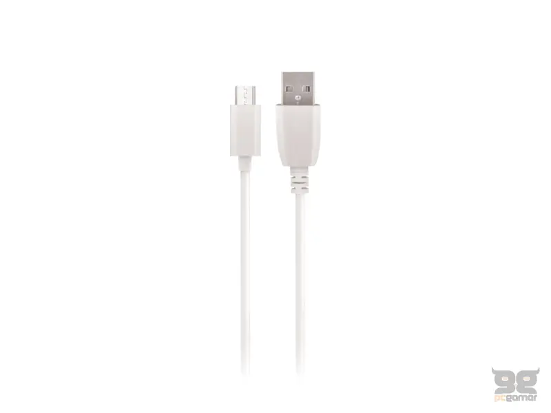 Maxlife cable USB - microUSB 1,0 m 2A white