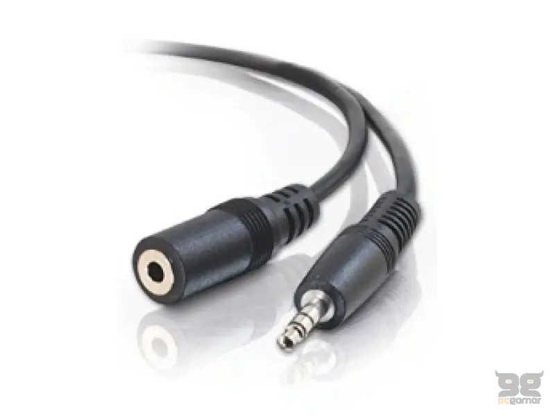 E-GREEN Kabl audio 3.5mm - 3.5mm M/F (produžni) 3m crni 