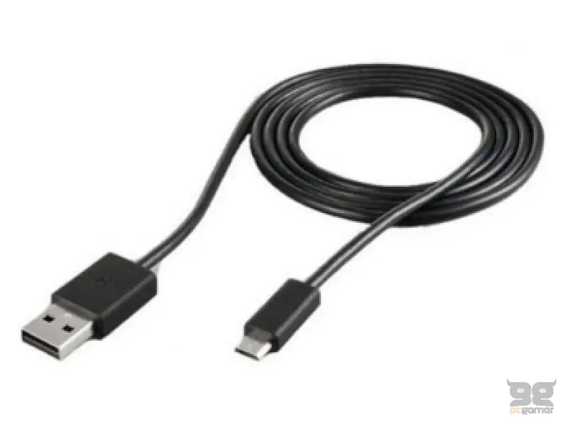 E-GREEN Kabl 2.0 USB A - USB Micro-B M/M 1m crni 