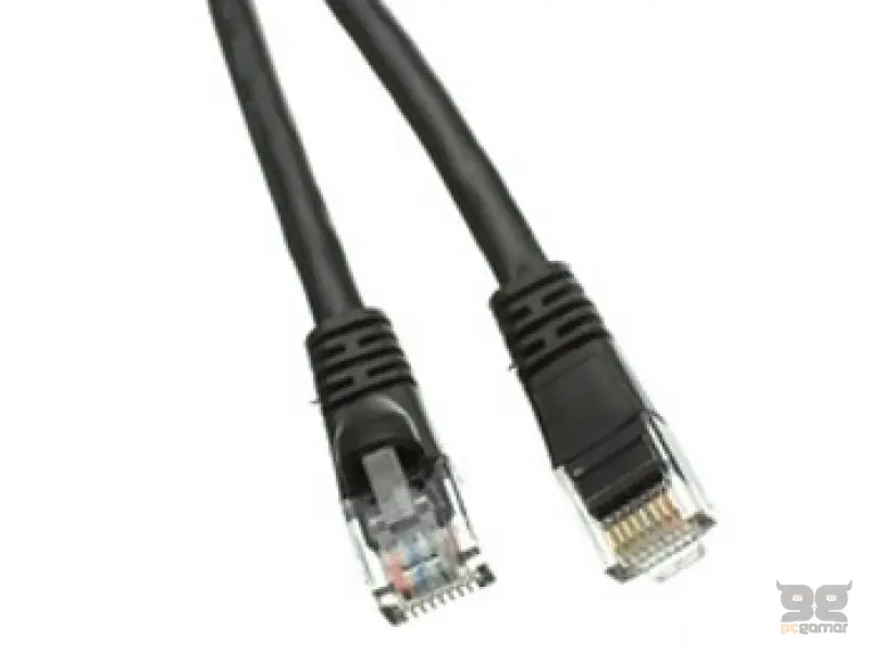 E-GREEN Kabl UTP patch Cat5e 0.3m crni 