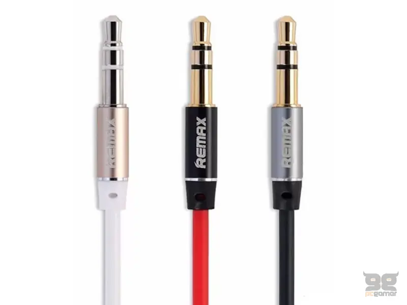 REMAX Kabl RL-L100 audio kabl  3.5mm-3.5mm MM 1m crni 