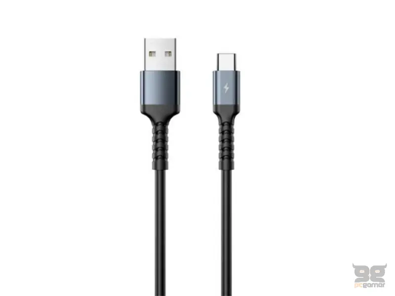 REMAX RC-C008 USB Tip C Kabl 2.4A 1m crni 