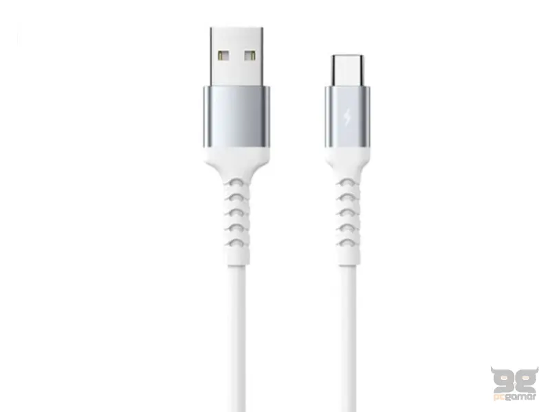 REMAX RC-C008 USB Tip C Kabl 2.4A 1m beli 