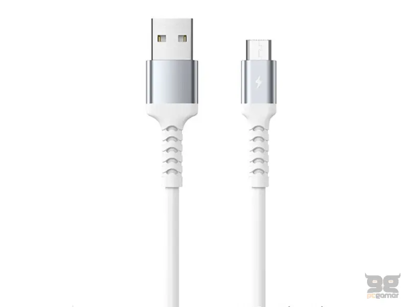 REMAX RC-C008 Micro USB Kabl 2.4A 1m beli 