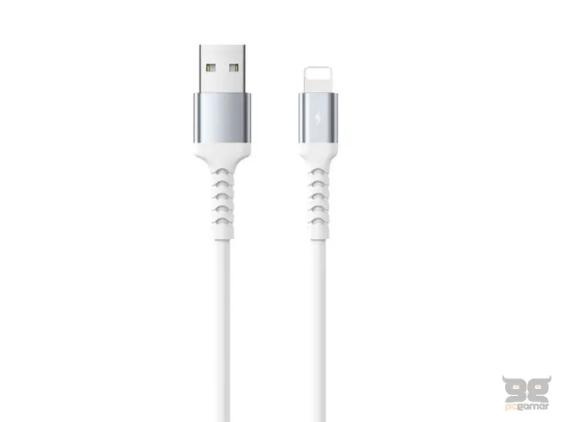 REMAX RC-C008 iPhone USB Kabl 2.4A 1m beli 