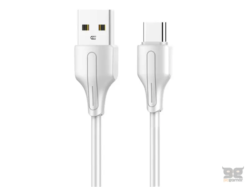 LDNIO LS541 Tip C USB Kabl 2.1A 1m beli 