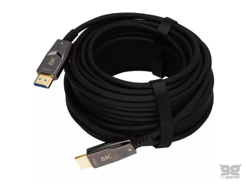 E-GREEN AOC Optički Kabl HDMI 2.1 M/M 100m crni 8K/60Hz 48 Gbps 