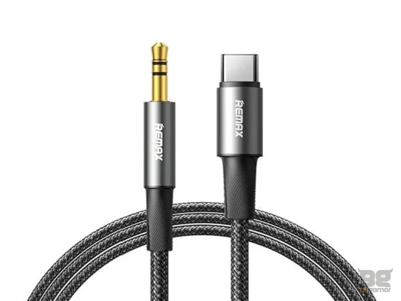 REMAX Audio kabl CB08C Tip C na 3.5mm stereo crni 