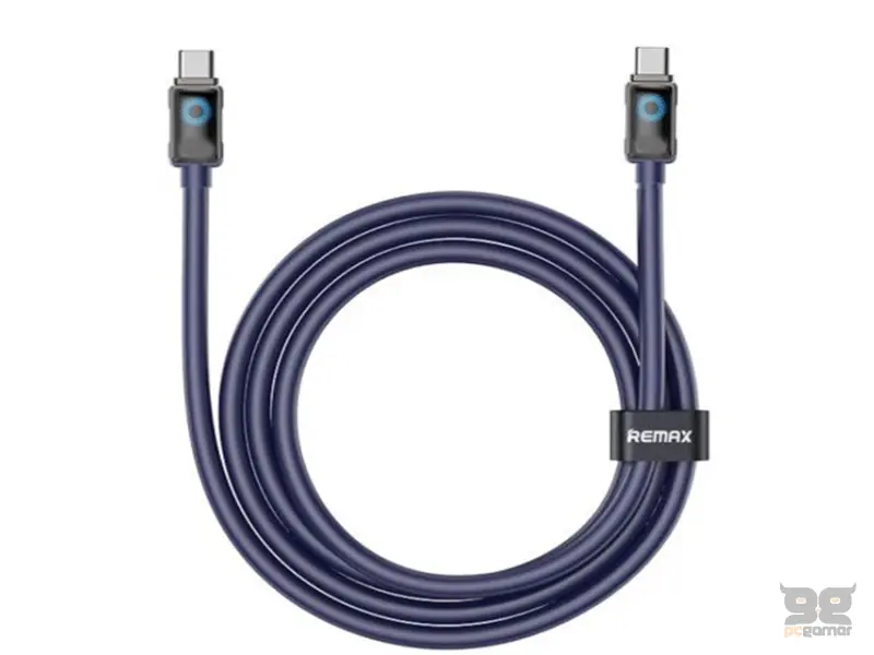 REMAX DATA kabl CB19 65W Tip C na Tip C plavi 