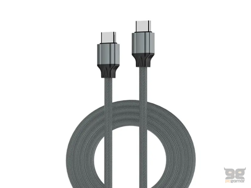LDNIO LC441C USB TIP C na Tip C 100W kabl sivi 