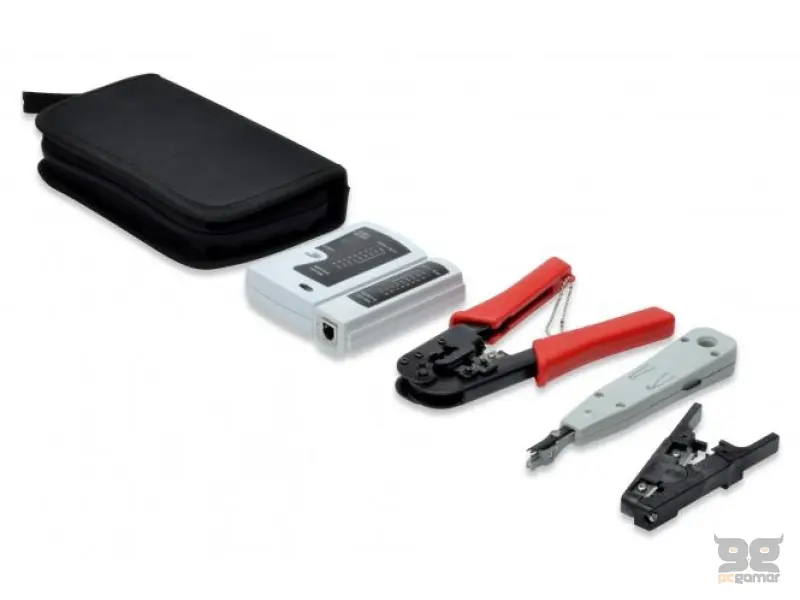 Digitus Set alata DN-94022, klijesta, krone, cable tester