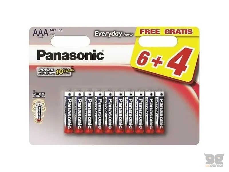 Panasonic Baterije AAA  6+4