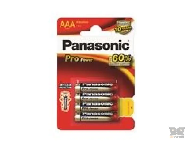 PANASONIC baterije LR03PPG/4BP Alkaline Pro Power