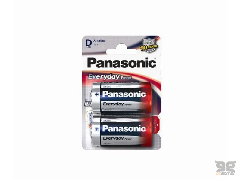 PANASONIC baterije LR20EPS/2BP - 2 × D Alkalne Everyday Power