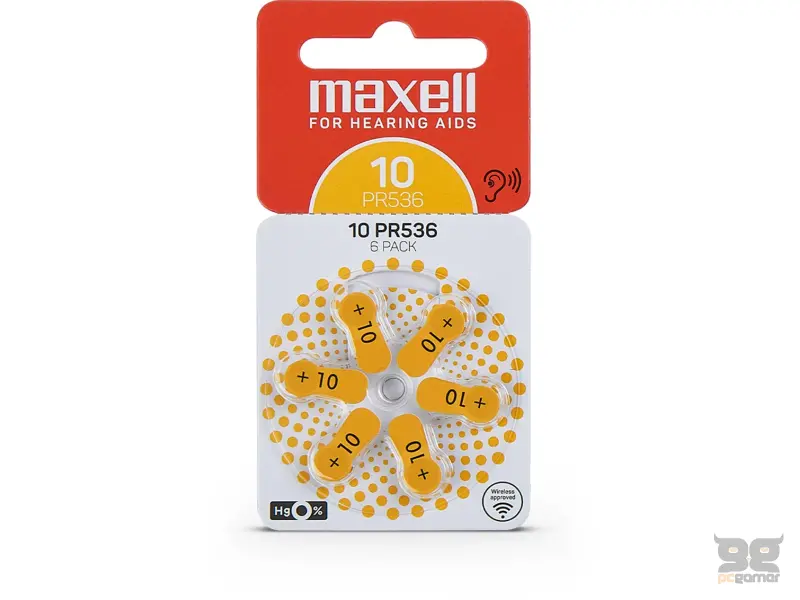 Maxell Battery PR536 10 1/6