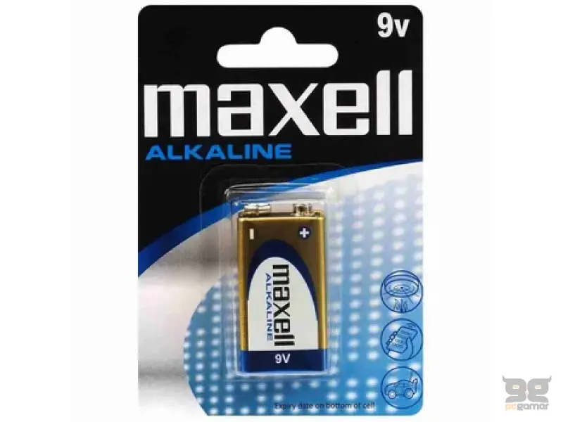 Maxell battery 9V 6LR61 1/1