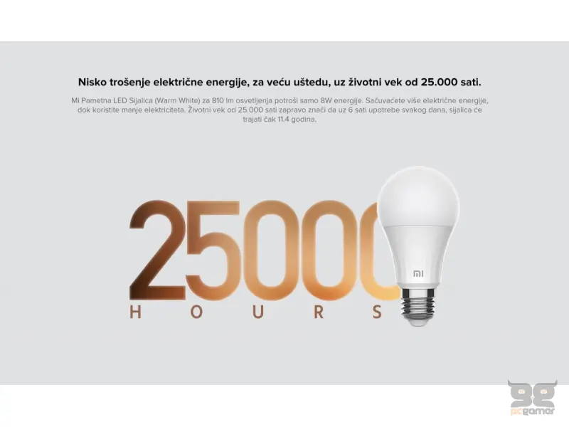 MI LED Smart Bulb (Warm White)