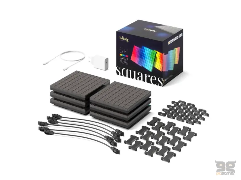 TWINKLY SQUARES STARTER KIT 1 STARTER + 5 EXTENS