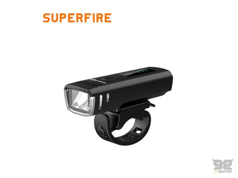 Superfire Komplet: Baterijska lampa + USB kabl + kutija