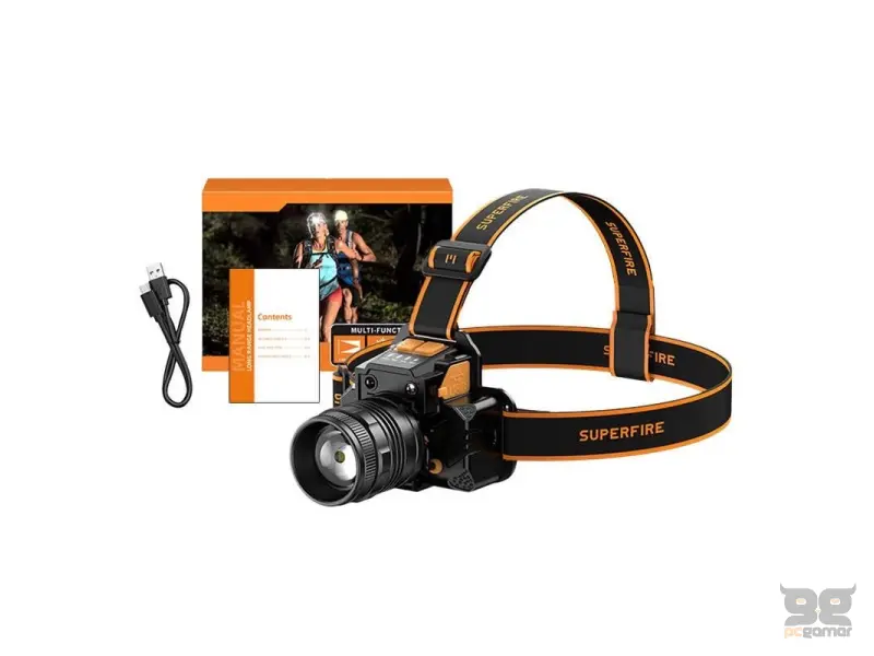 Superfire LAMPA HL58 350lm USB