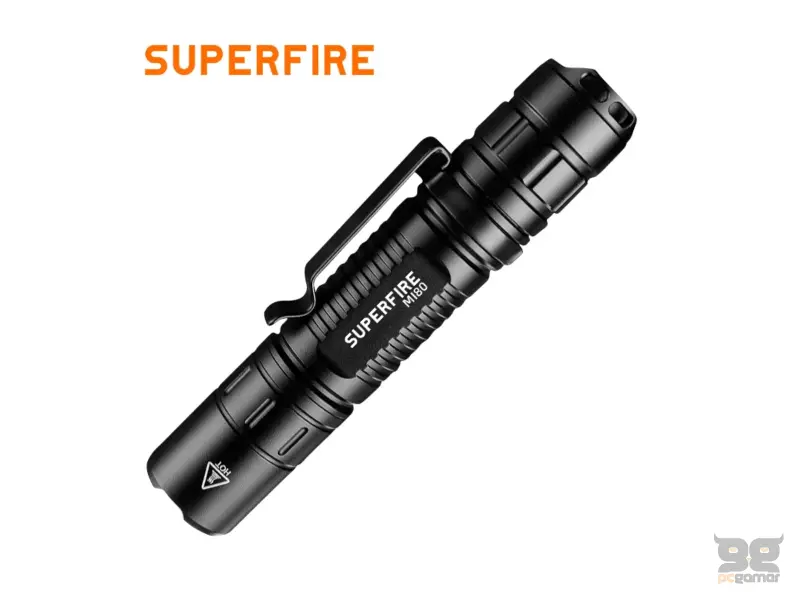 Superfire LAMPA MI80-S 300 lm 3 W  100 m