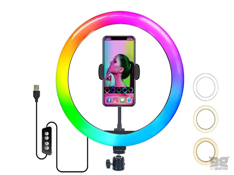 GENERIC RD-30 RGB Ring Light 10 inča 