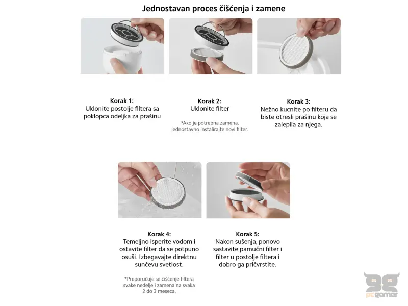 Xiaomi Dust Mite Vacuum Cleaner Pro Filter (2-Pack)