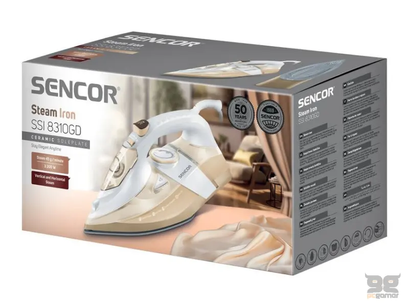 SENCOR SSI 8310GD pegla 