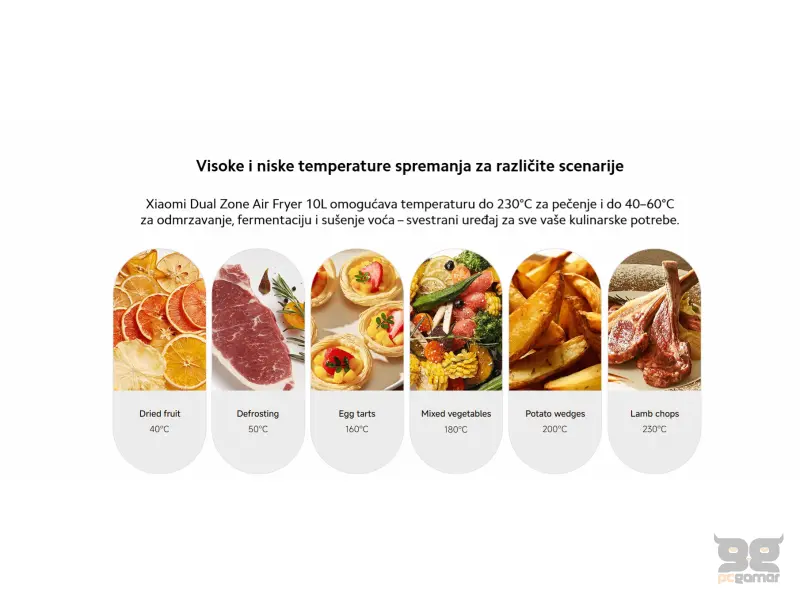 Xiaomi Dual Zone Air Fryer 10L EU