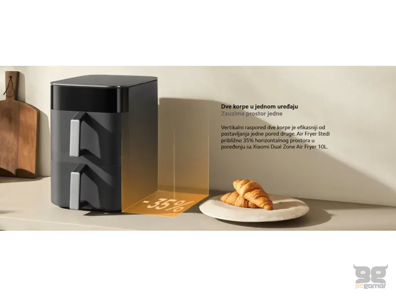 Xiaomi Smart Double Stack Air Fryer 12L EU