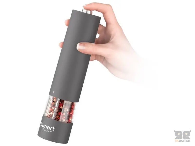 LAMART LT7061 električni mlin za začine sivi 