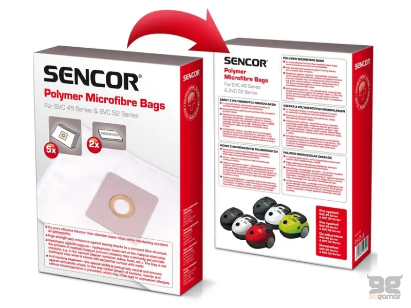 SENCOR SVC 45/52 MICRO FIBER kese za usisivač 
