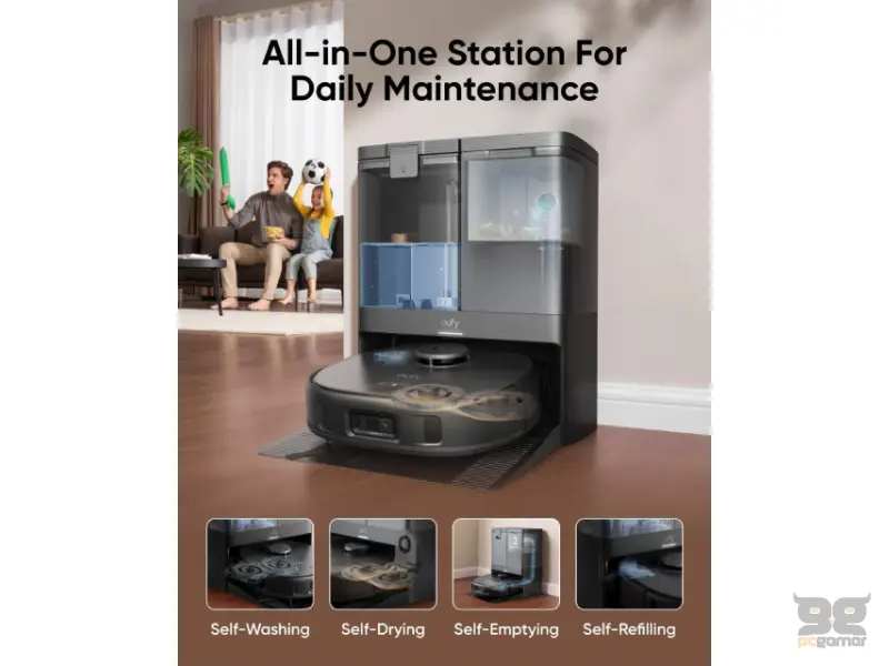 ANKER Eufy Omni X10 Pro MopMaster Robot Usisivač sa bazom crni 