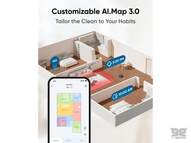 ANKER Eufy Omni X10 Pro MopMaster Robot Usisivač sa bazom beli 