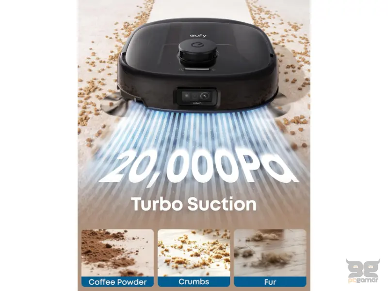 ANKER Eufy Omni E25 HydroJet Robot Usisivač sa bazom crni 