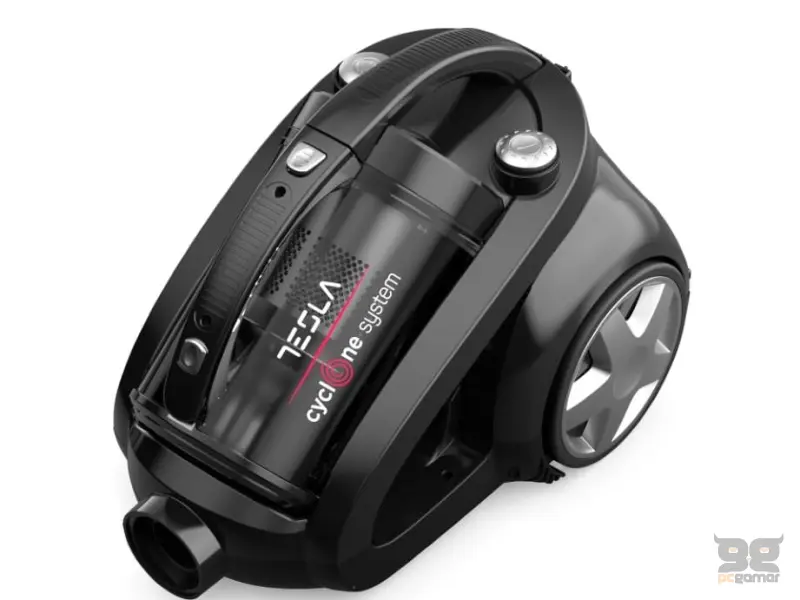 Tesla BGL202BGE usisivač, 800w, kapacitet posude za prašinu 2.5L, crno-crveni