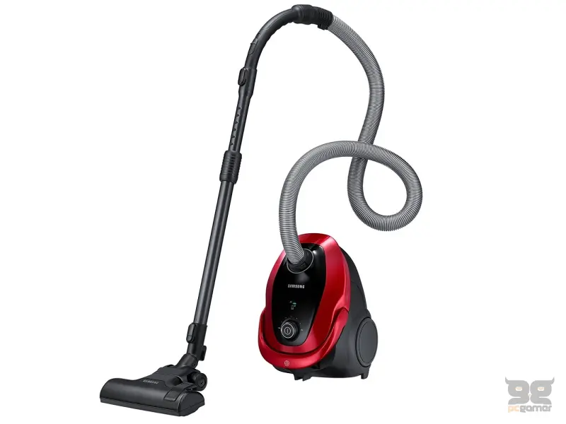 Samsung VC07M25E0WR/GE usisivač, 750W, kapacitet vrećice: 2.5l, EZClean Cyclon, Red